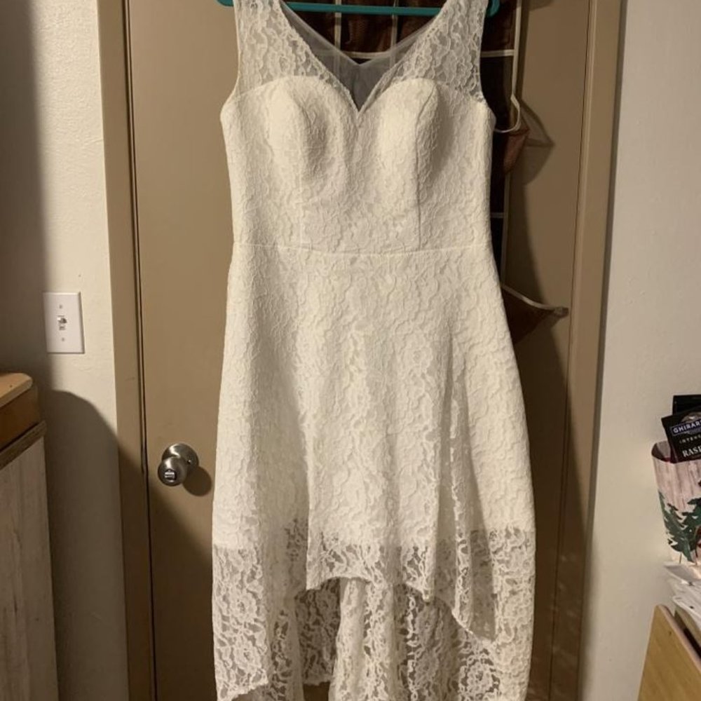 Jaeden - Ivory Lace Destination Wedding Dress